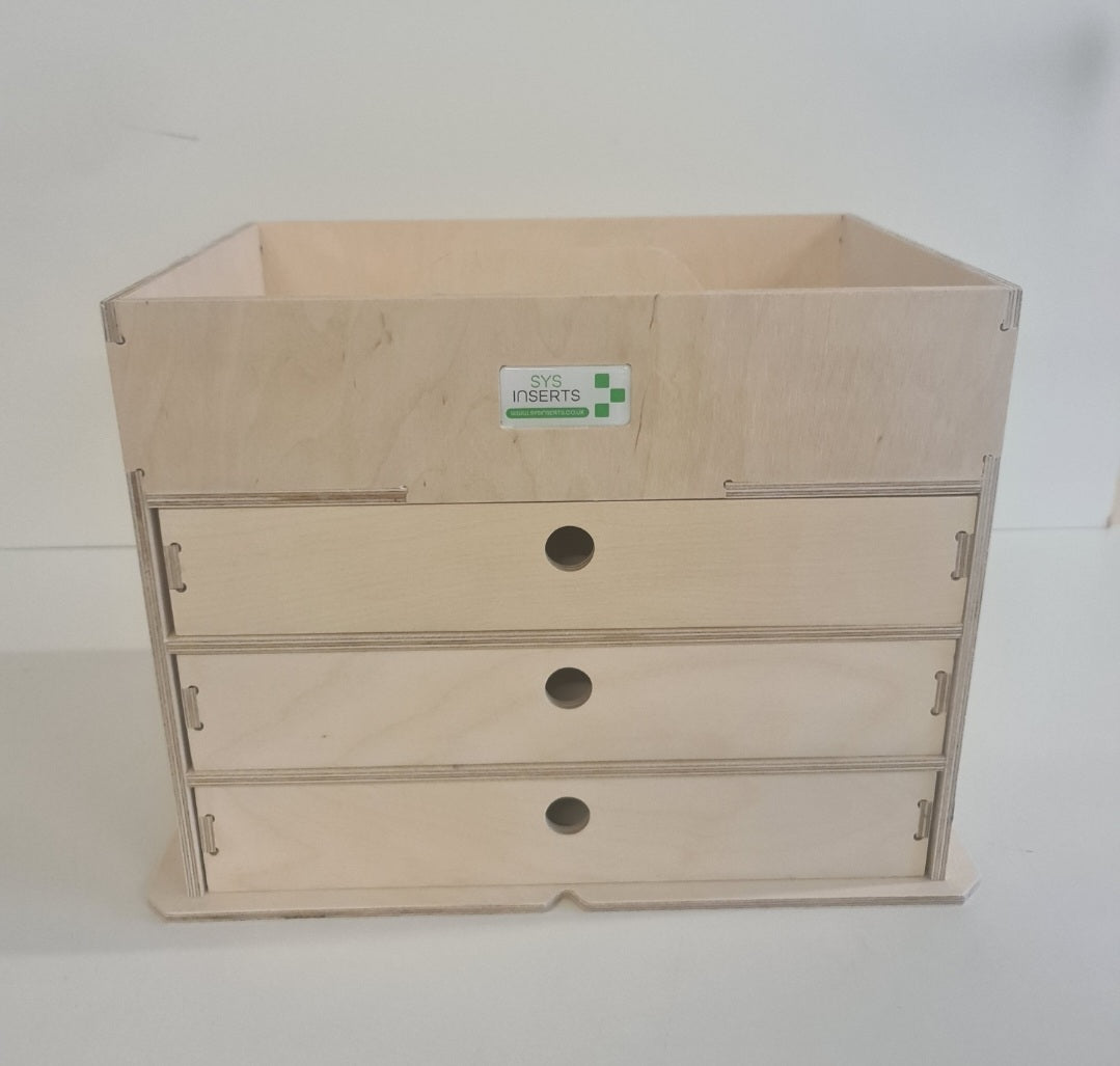 Sys 4 T Loc 3 Drawer Tote